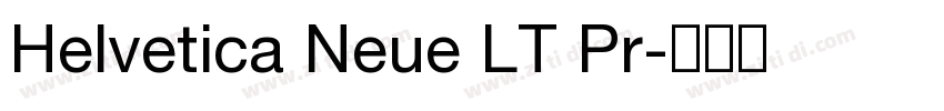 Helvetica Neue LT Pr字体转换